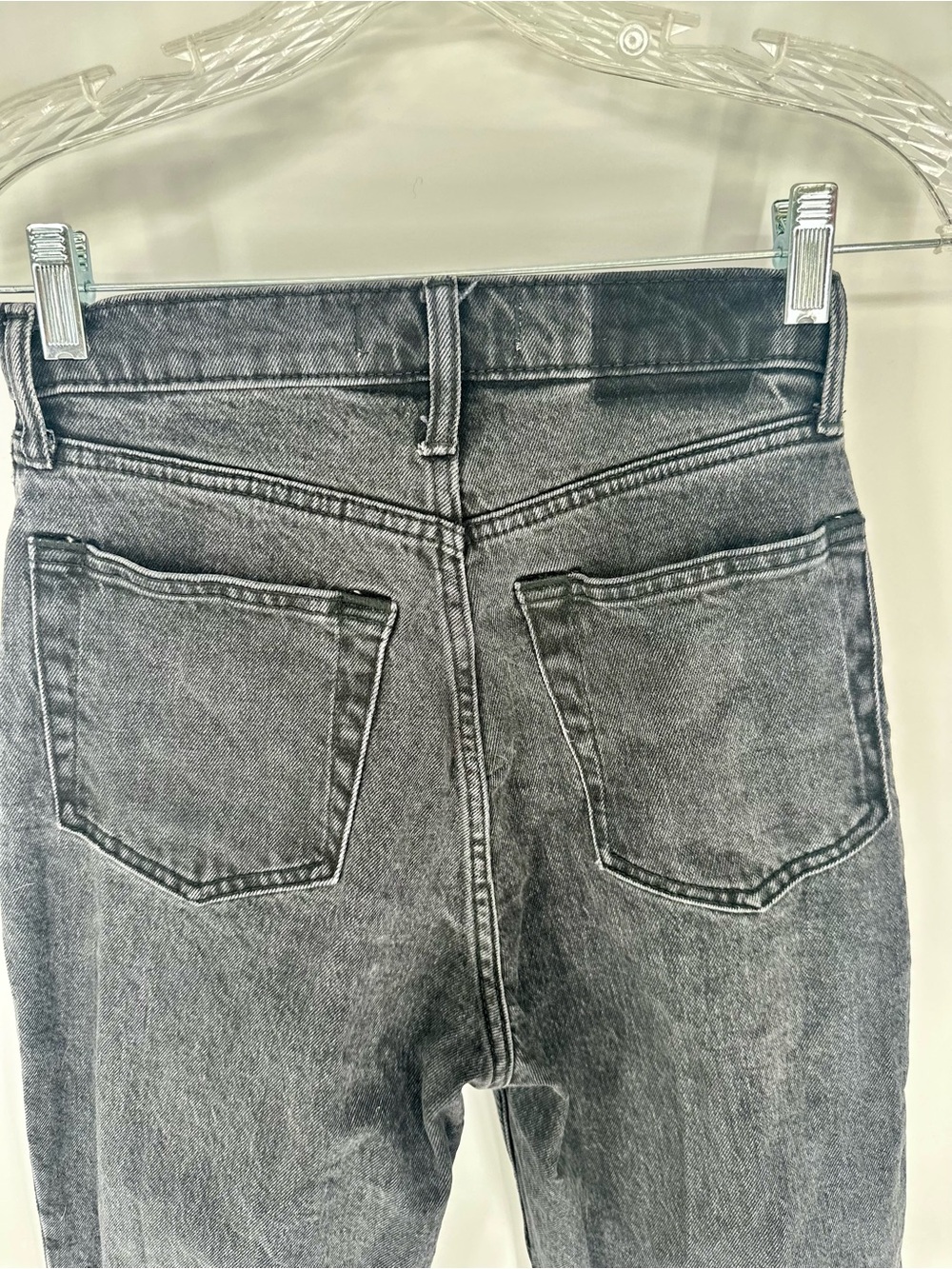 Abercrombie & Fitch Women’s Charcoal Straight Jeans High Rise 26 / 2L - Picture 7 of 7
